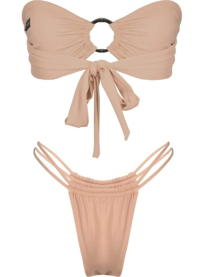 Artemis Bandeau Bikini – Nude