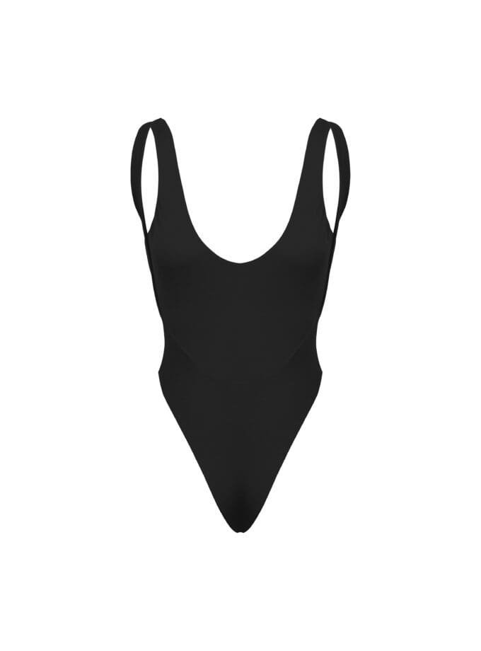 Barbados One Piece – Scoop Back Swimsuit in Black