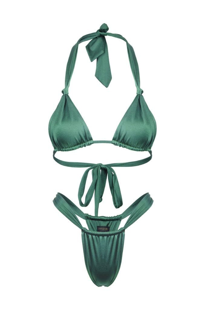 【比較的美品_即日発送】BURTON EMERALD-ASIAN FIT24cm Gili Bikini – Emerald Green - Cinnamon Swimwear