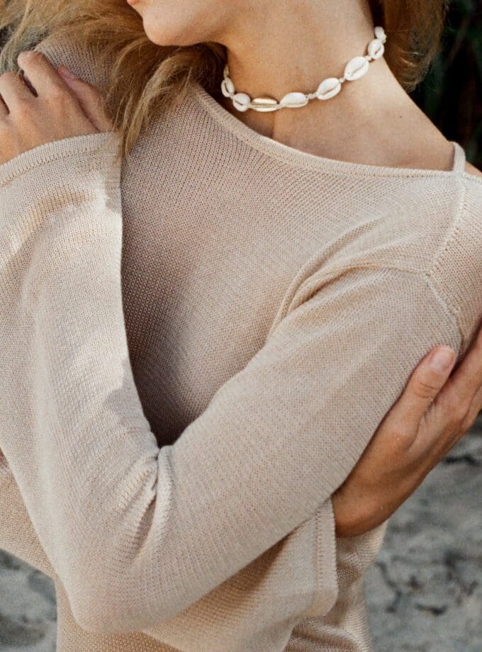 Summer Mini Dress/Coverup Cream