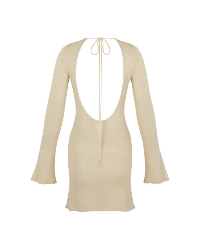 Summer Mini Dress/Coverup Cream - Image 2