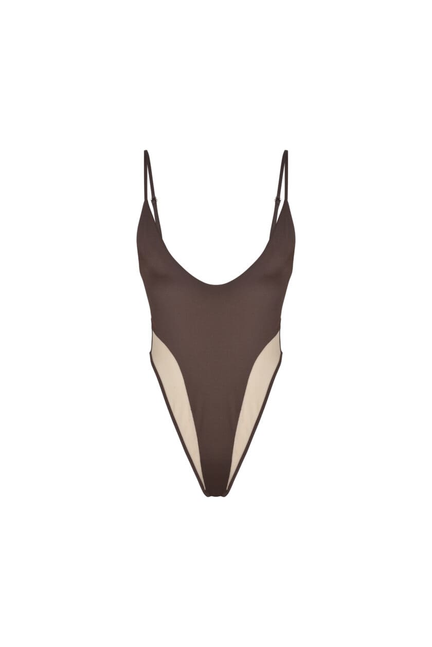 Sumatra One-Piece Swimsuit Brown