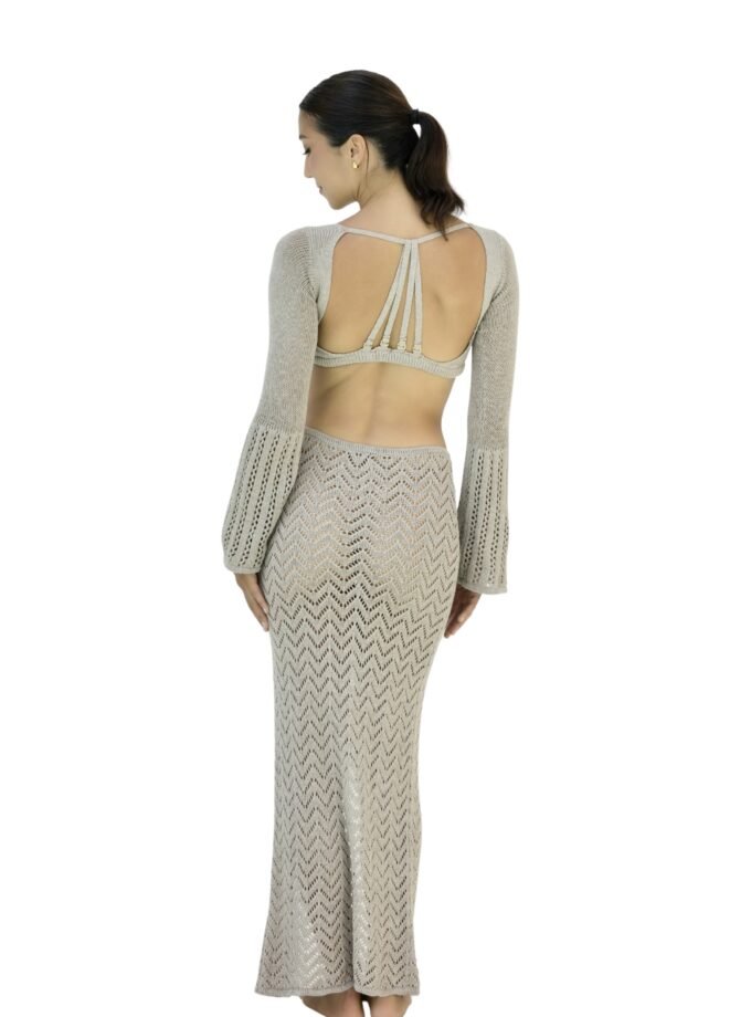 Sorella Cotton Knit Set - Luxe Two-Piece in Stone Taupe