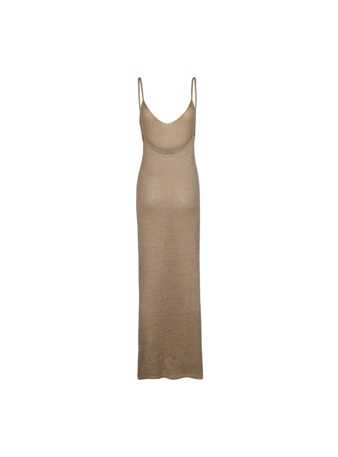 Soleil Goldie Knit Dress - Rayon Blend with Gold Thread
