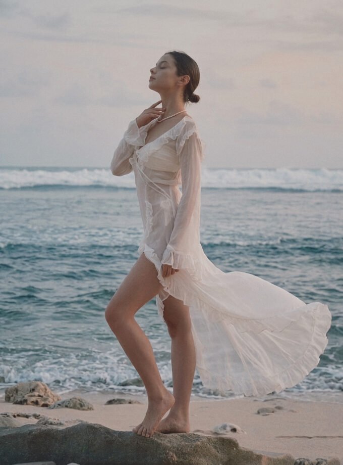 Celeste Robe – Chiffon Silk